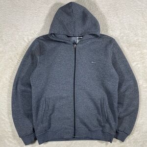 Grey Nike Zip-Up Hoodie